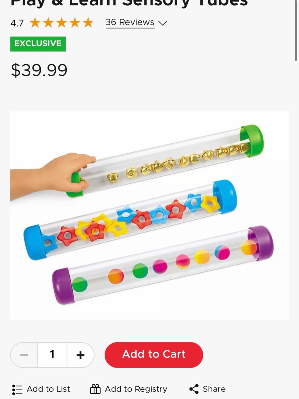 Sensory Discovery Tubes - Bright Green, Blue & Purple